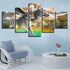 Tableau Loup Abstrait